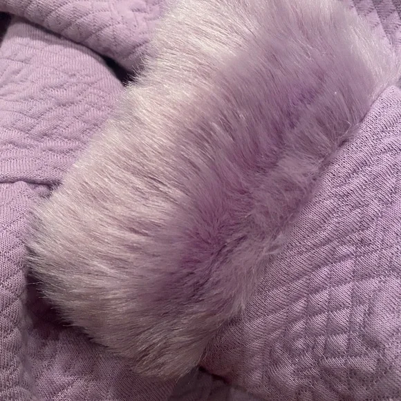 Hanna Andersson Purple Dress and Heart Sweater Set - Picture 6 of 16